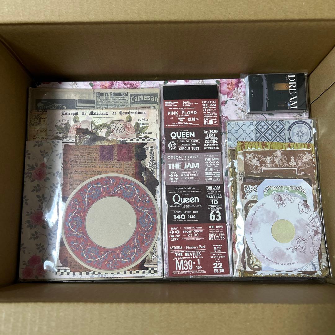 コラージュ素材 海外マステ デザインペーパー まとめ売り ⑩