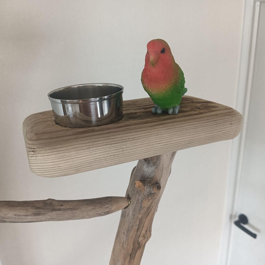 バードアスレチックジム大型 ② 天然木 自然木 流木 インコ おもちゃ