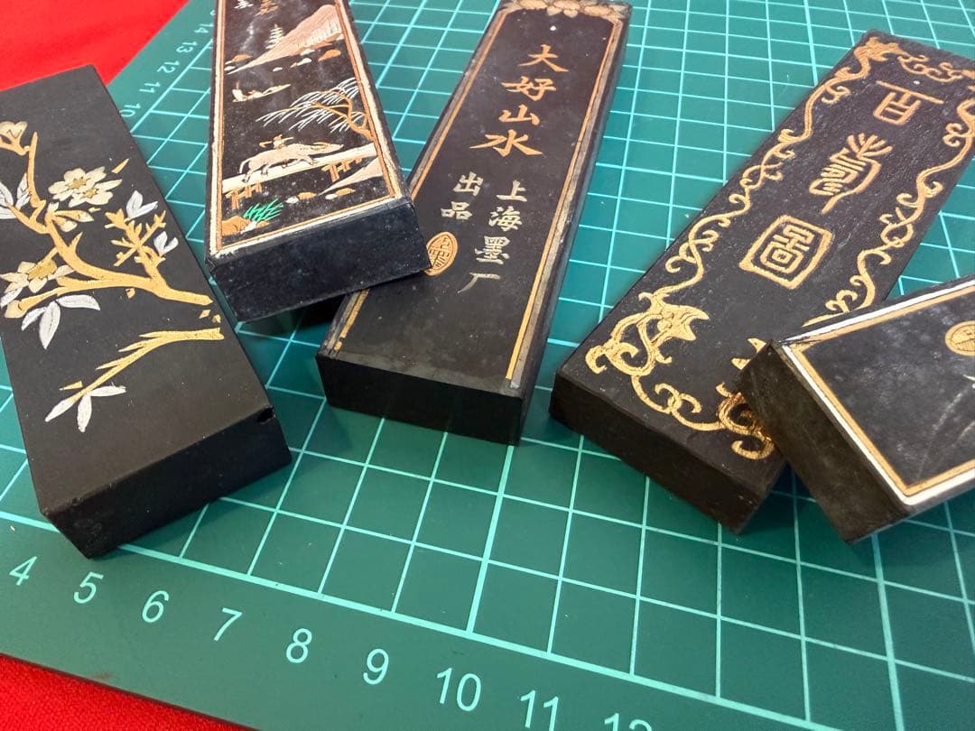 中国墨 ★☆ 大好山水 油煙101 鐵斎翁書画墨 上海墨廠出品 南極星輝 百壽園