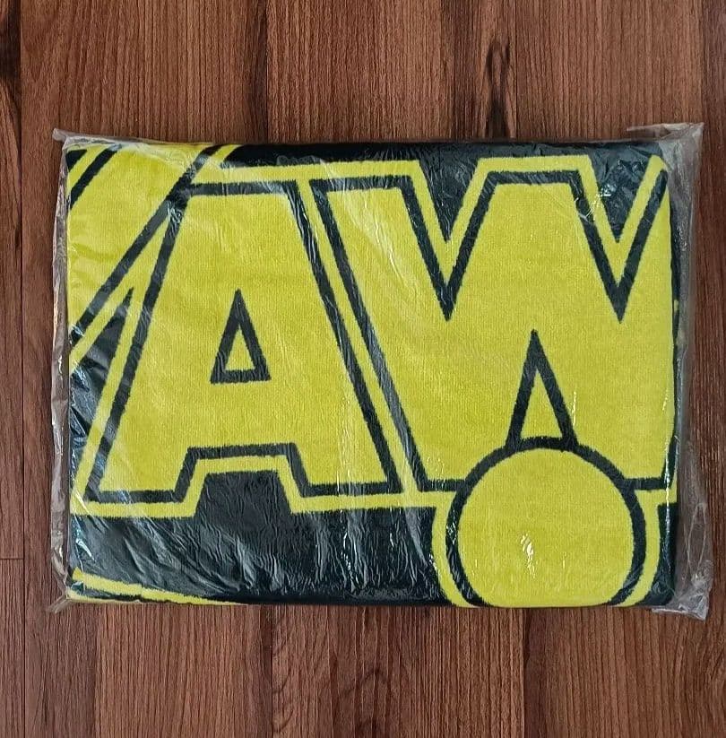 【新品未開封】矢沢永吉 スペシャルビーチタオル SBT （ロゴ）黒/黄 旧サイズ