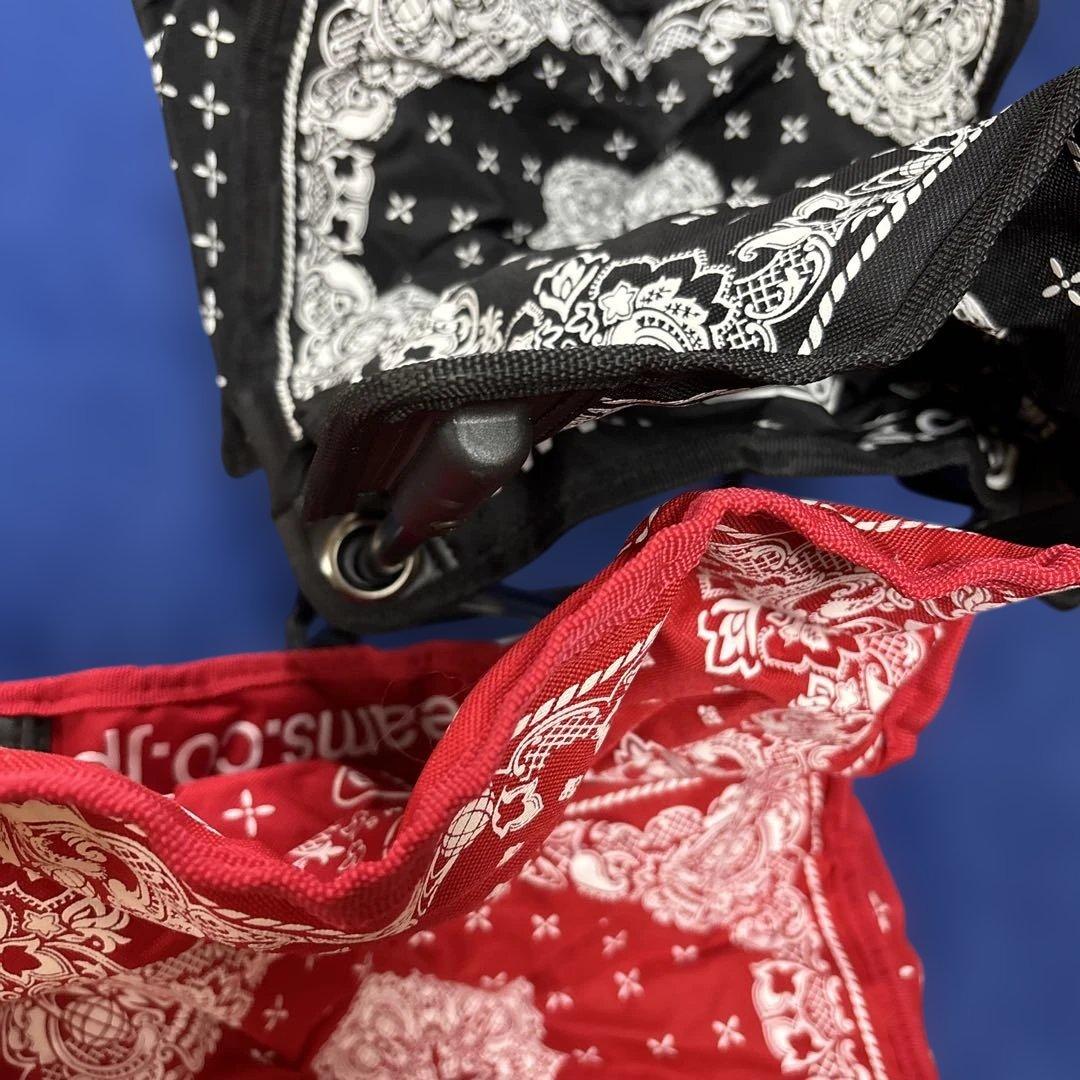 BEAMS&Coleman＊コラボチェア＊コンパクトチェア＊バンダナ柄