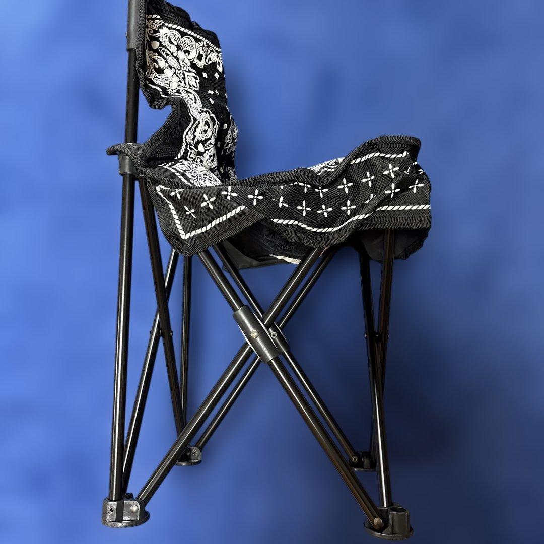 BEAMS&Coleman＊コラボチェア＊コンパクトチェア＊バンダナ柄