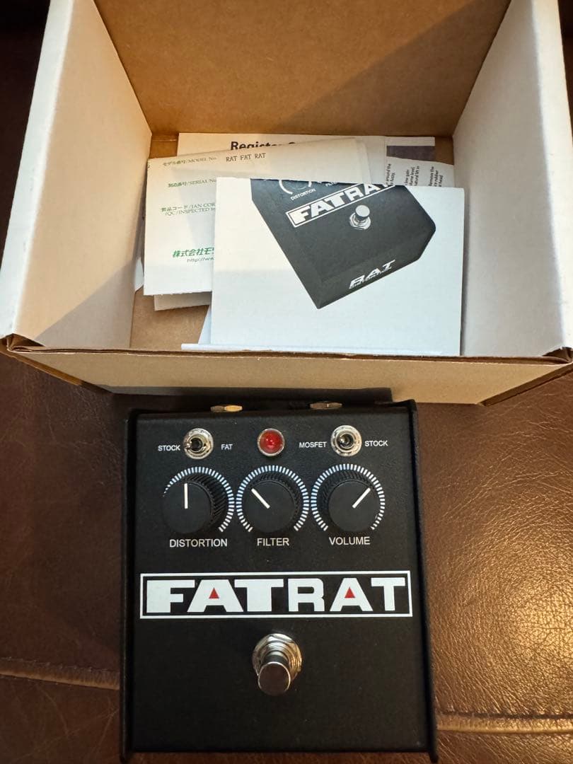 プロコ　FAT RAT ディストーション　歪み　名作　ファット　ラット