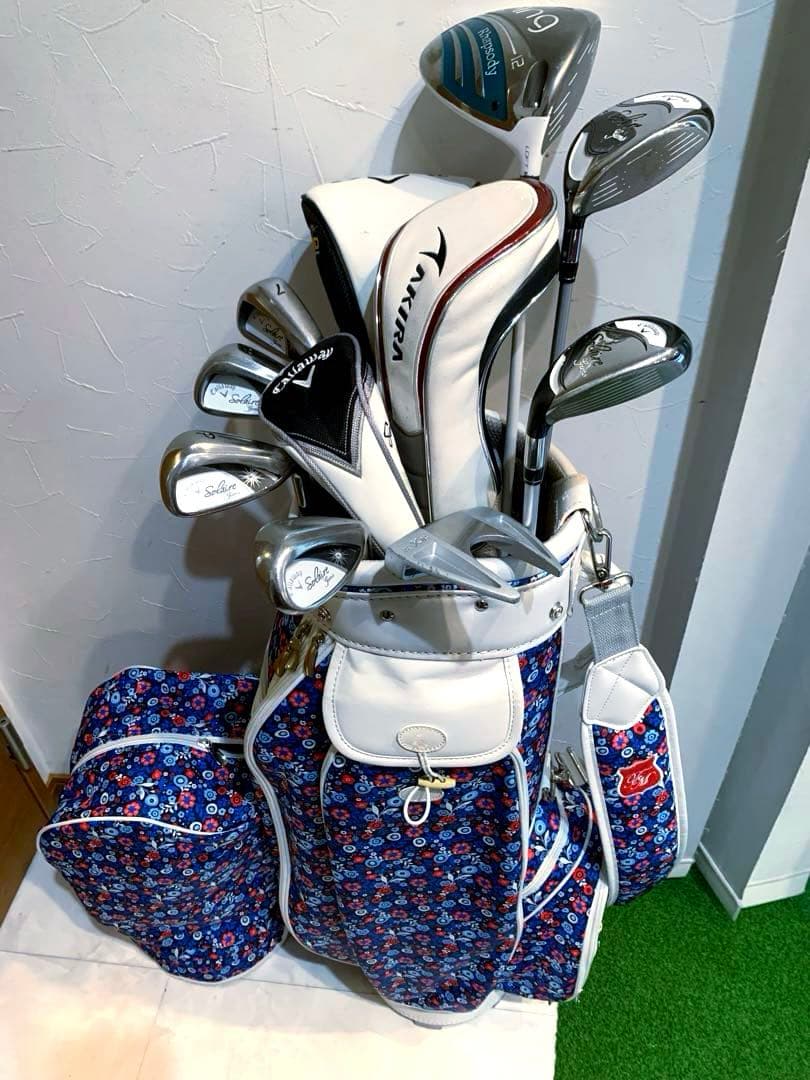 豪華　レディースゴルフクラブ セット　PING キャロウェイ　優しい