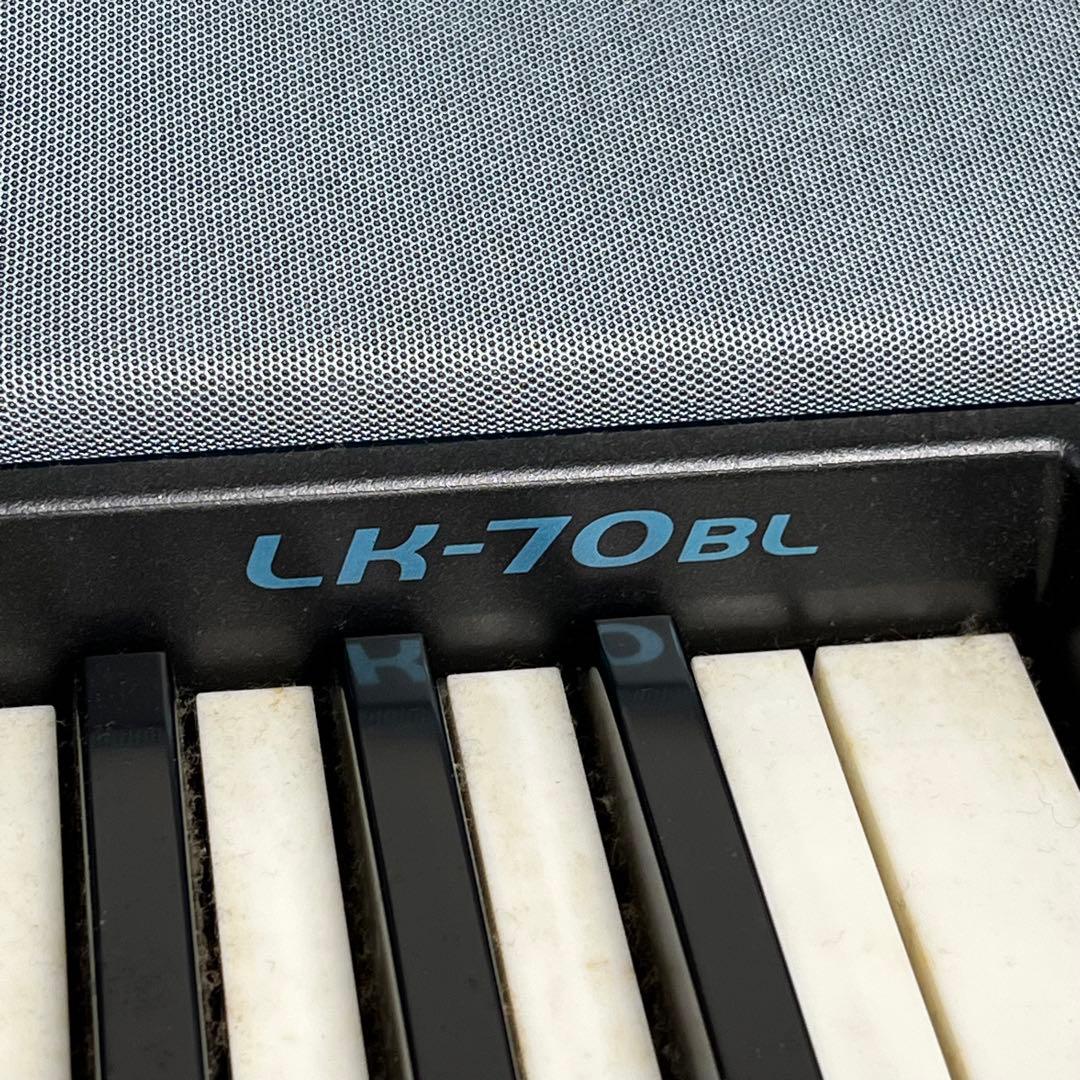 送料込み【美品】CASIO 光ナビゲーションキーボード　スタンド付　2点セット