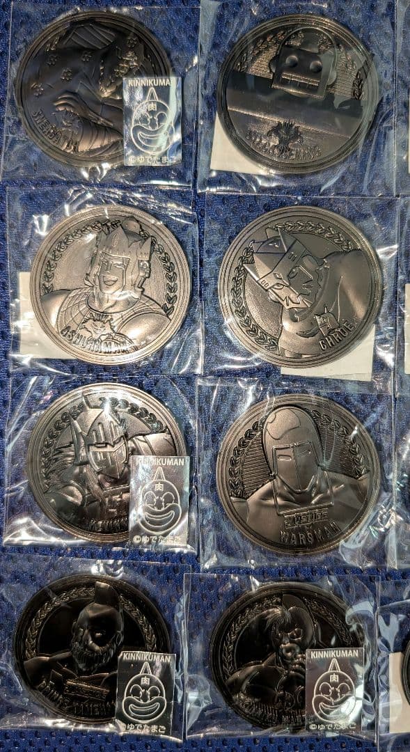 キン肉マン メダルコレクション ノベルティ ブラックメダル 16種 ウォーズマン