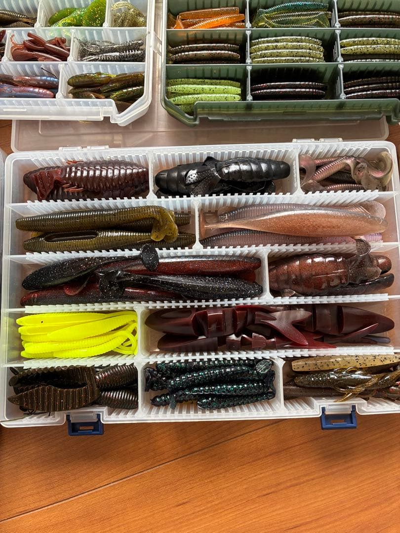 ソフトルアーワームセット 大量　バス釣り引退
