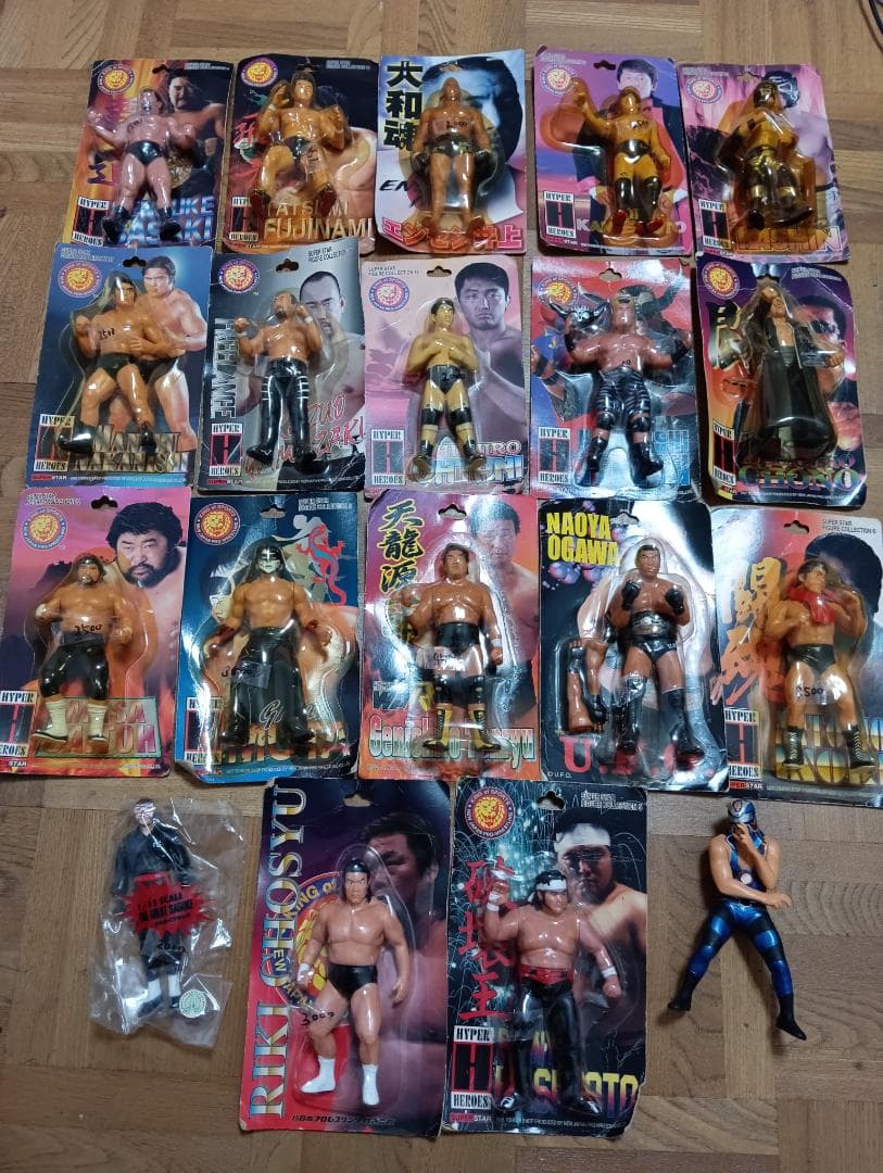 プロレスフィギュアセット 15体