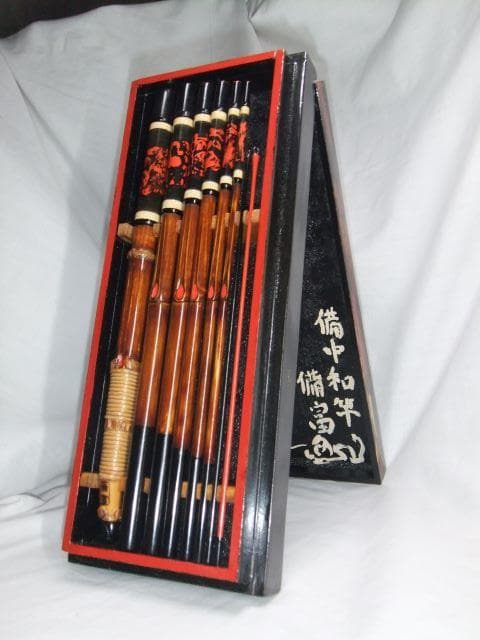 和竿　根付き古竹矢竹　タナゴ竿　118