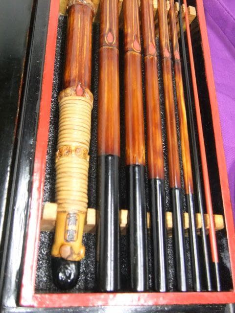 和竿　根付き古竹矢竹　タナゴ竿　118