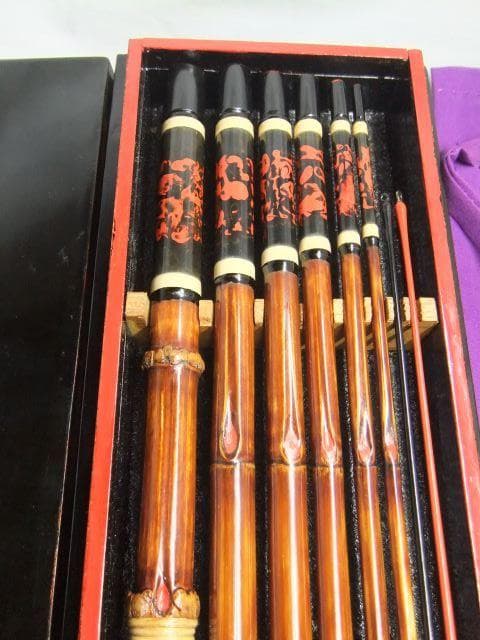 和竿　根付き古竹矢竹　タナゴ竿　118