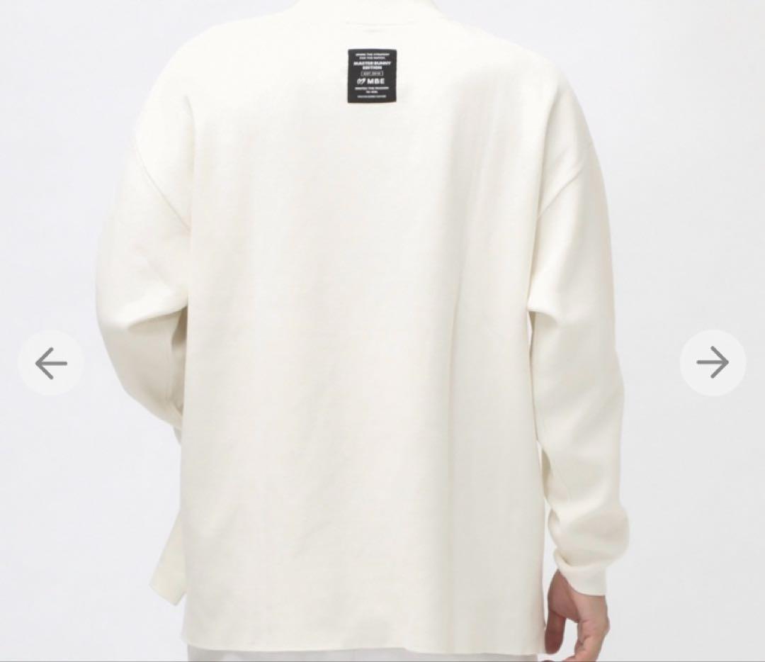 MBE メンズM グレー　モックネック