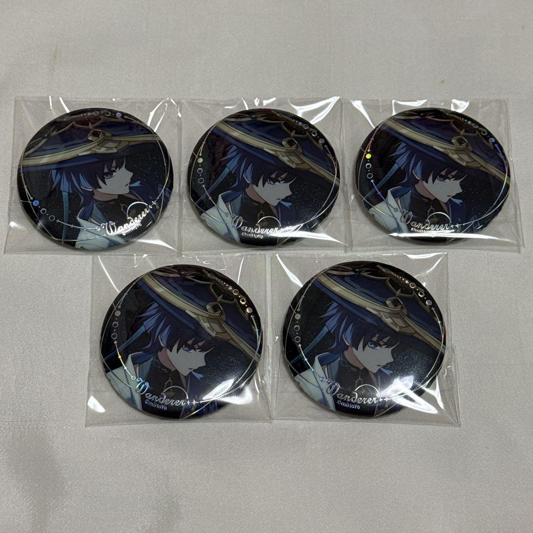 原神 ナドクライ 月夜的叙事詩 缶バッジ 放浪者 5点