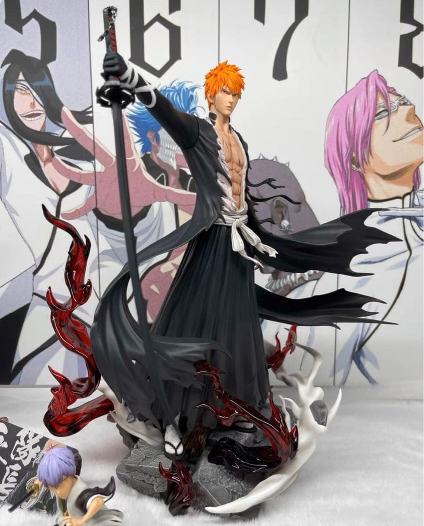 BLEACH 黒崎一護 ガレージキット ガレキ スタチュー⑤③