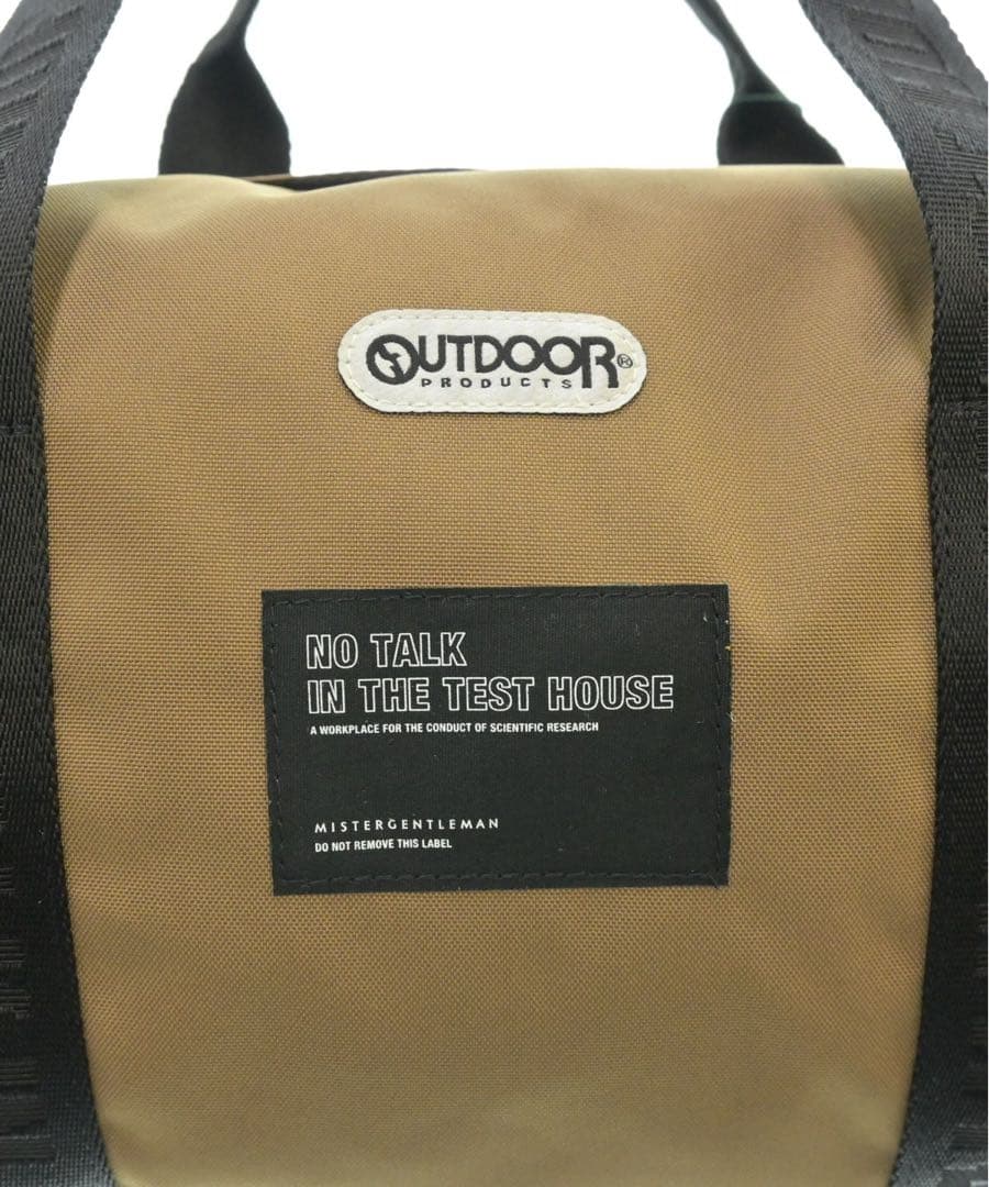 未使用 ミスタージェントルマン アウトドア ボストン ダッフル バッグ ベージュ