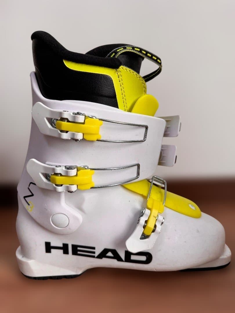 HEAD Z3 25cm-25.5cm 子ども用スキー靴 ホワイト/イエロー