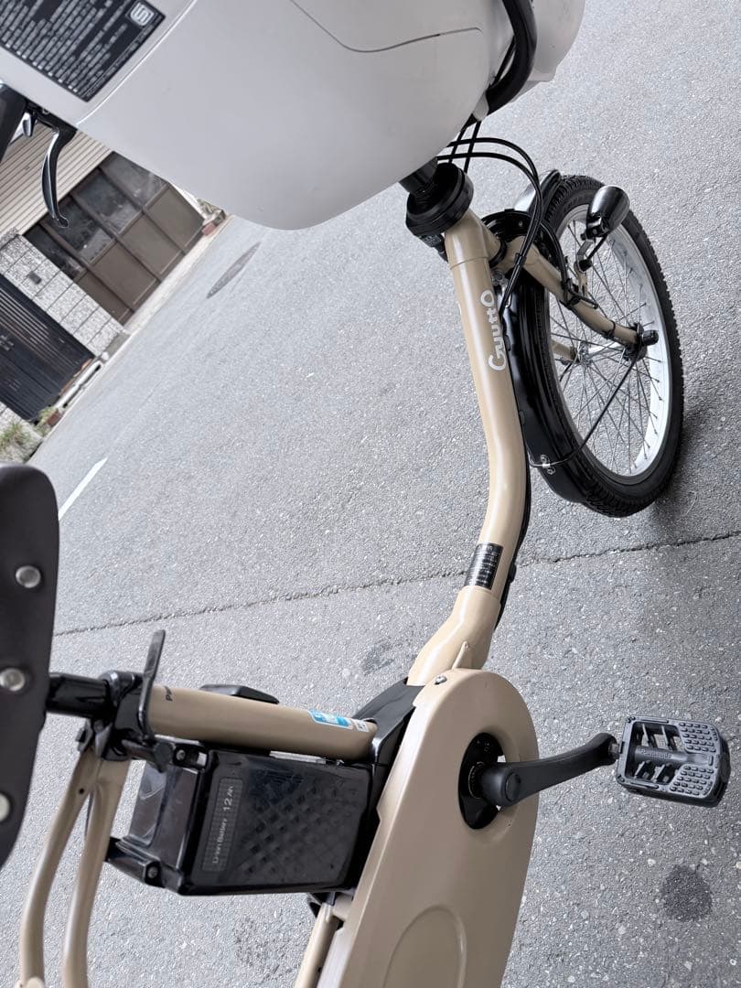 子供乗せ　3人　パナソニック　電動アシスト自転車チャイルドシート付き