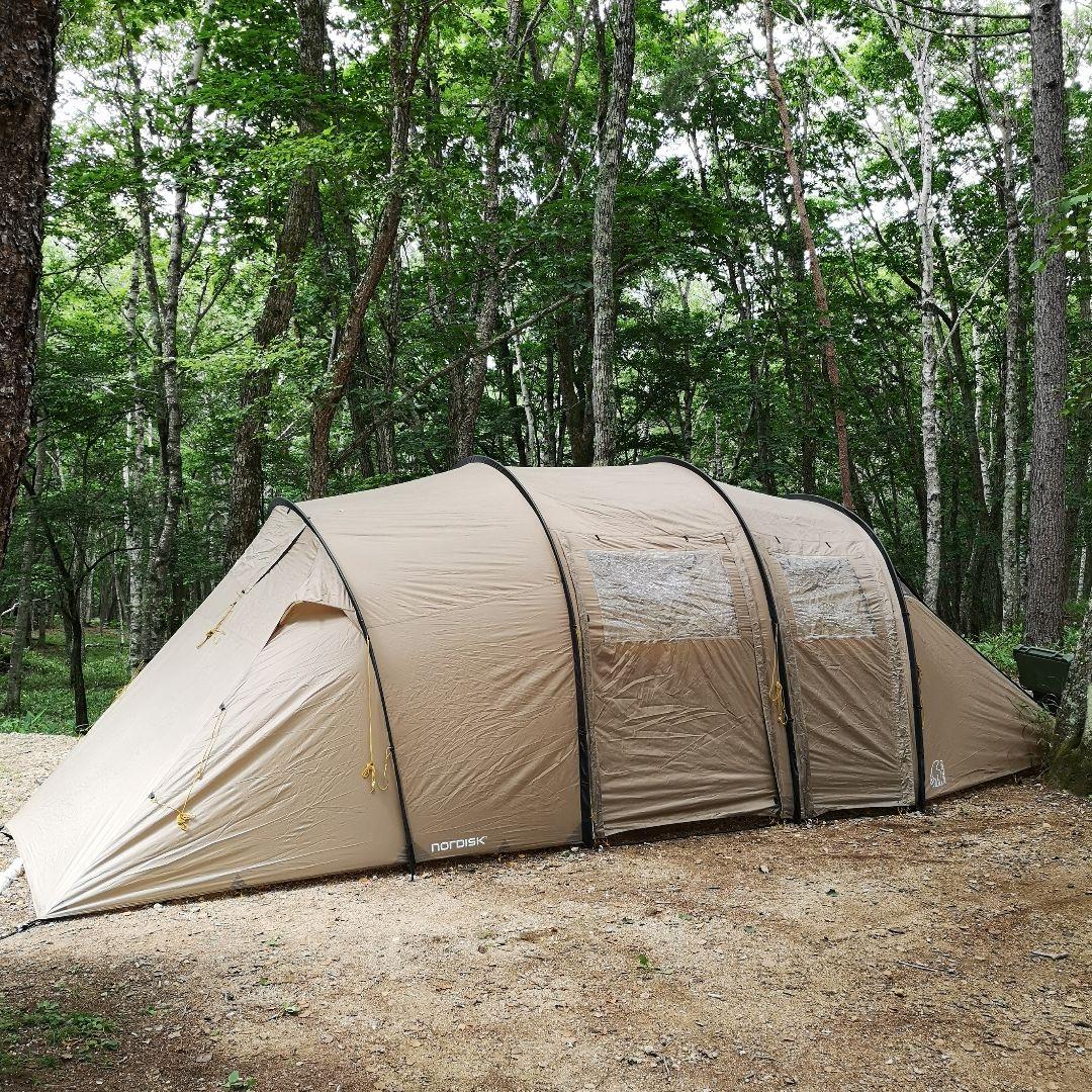 美品 ノルディスク レイサ6 テント 一式 ベージュ 日本限定色