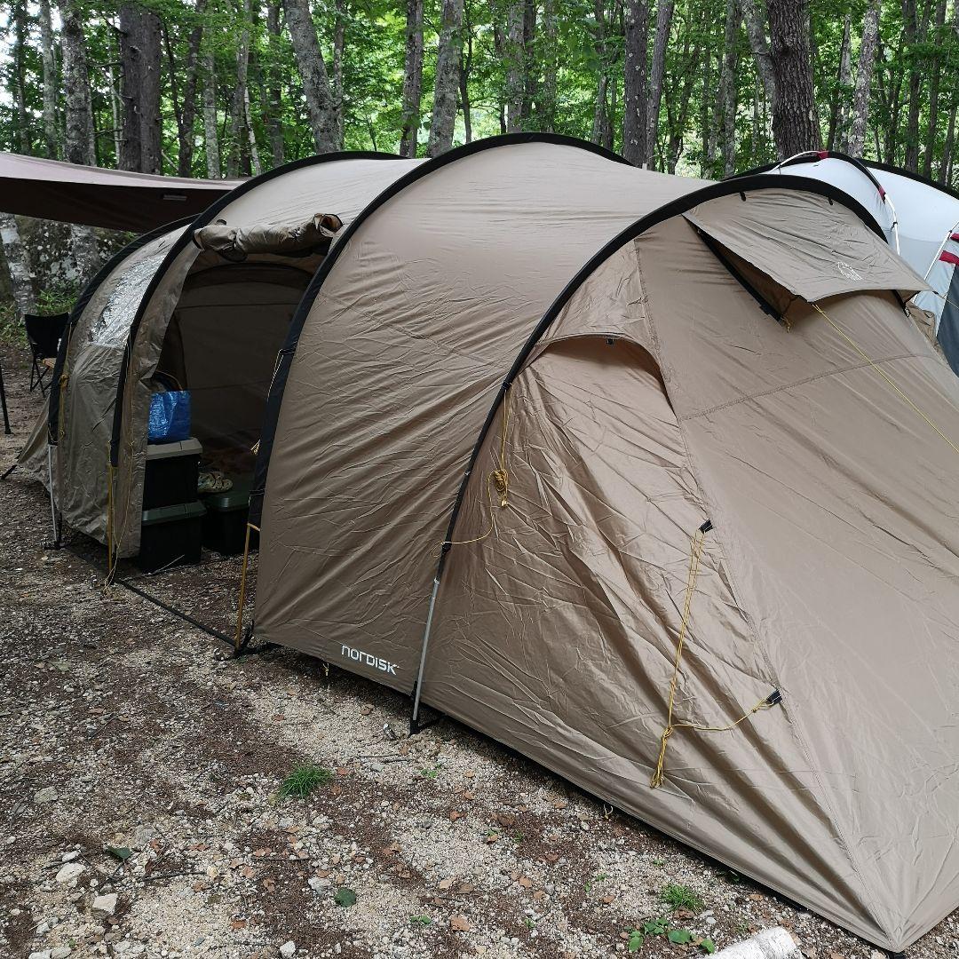 美品 ノルディスク レイサ6 テント 一式 ベージュ 日本限定色