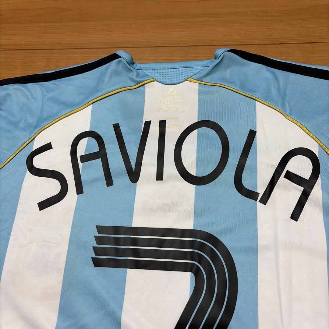 アルゼンチン代表 ユニフォーム　06-07 サビオラ #7 タグ付き