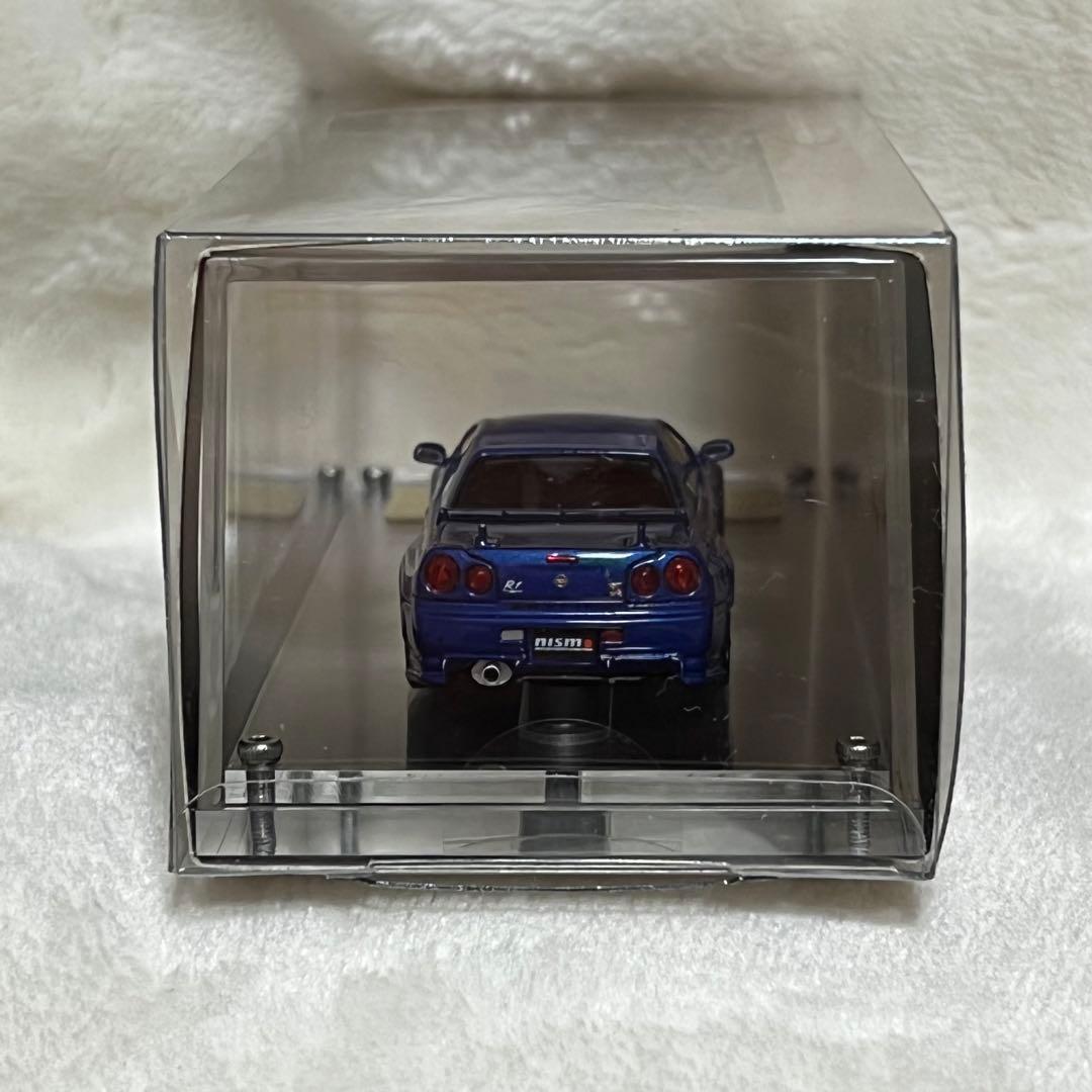 イグニッションモデル1/64 Nismo GT-R R34 R-Tune ブルー