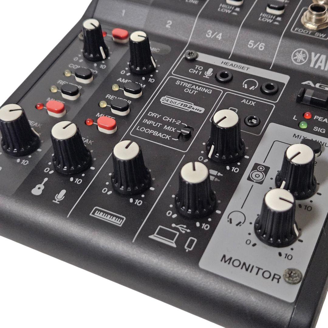 ヤマハ YAMAHA ライブストリーミングミキサー 6チャンネル AG06MK2