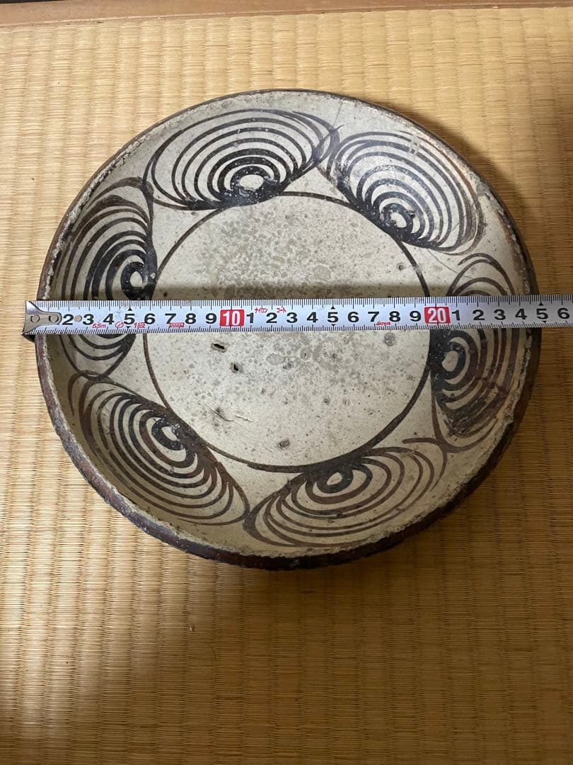 【骨董品】馬の目皿　江戸時代後期　古瀬戸焼き