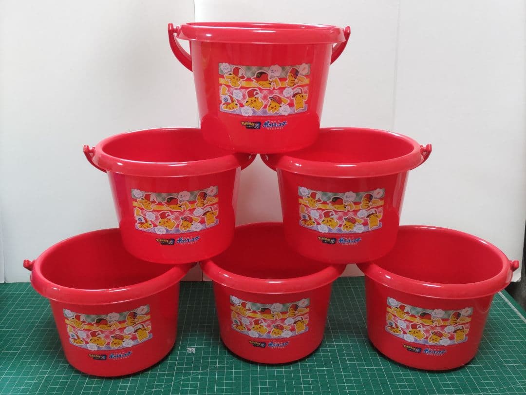 ★★★【未使用】24個 ポケモン バケツ 4種✕6 24個まとめて