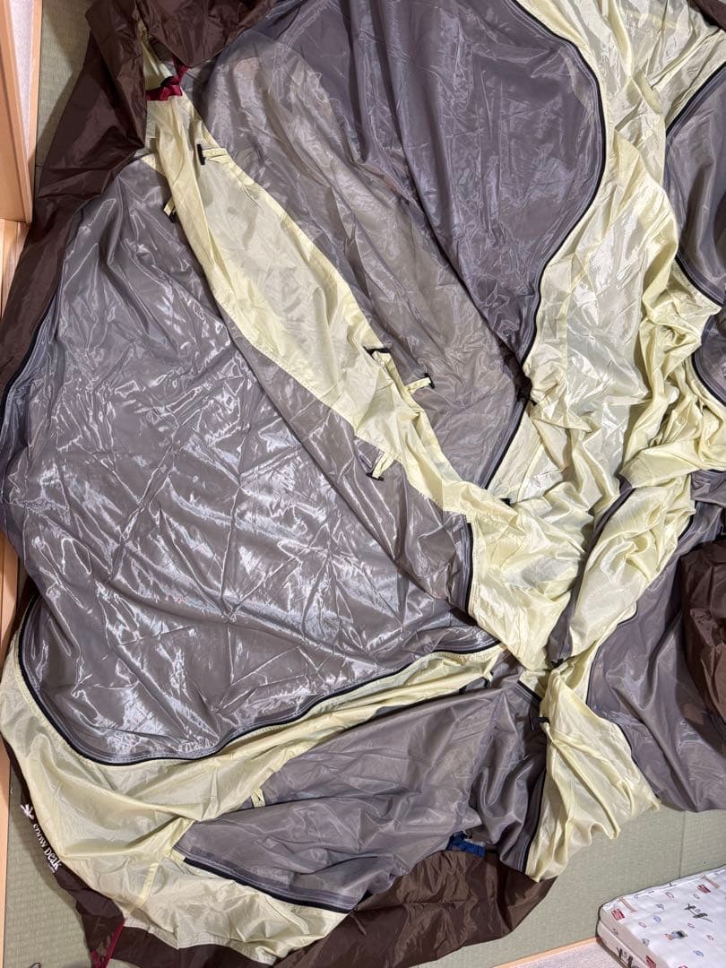 【試し張り】スノーピーク ドックドーム Pro.6 アイボリー グランドシート付