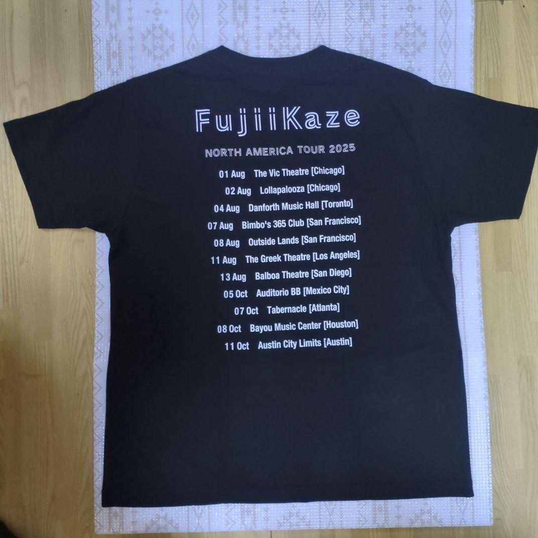 Fujii kaze NATOUR ドリンク黒T　Mサイズ