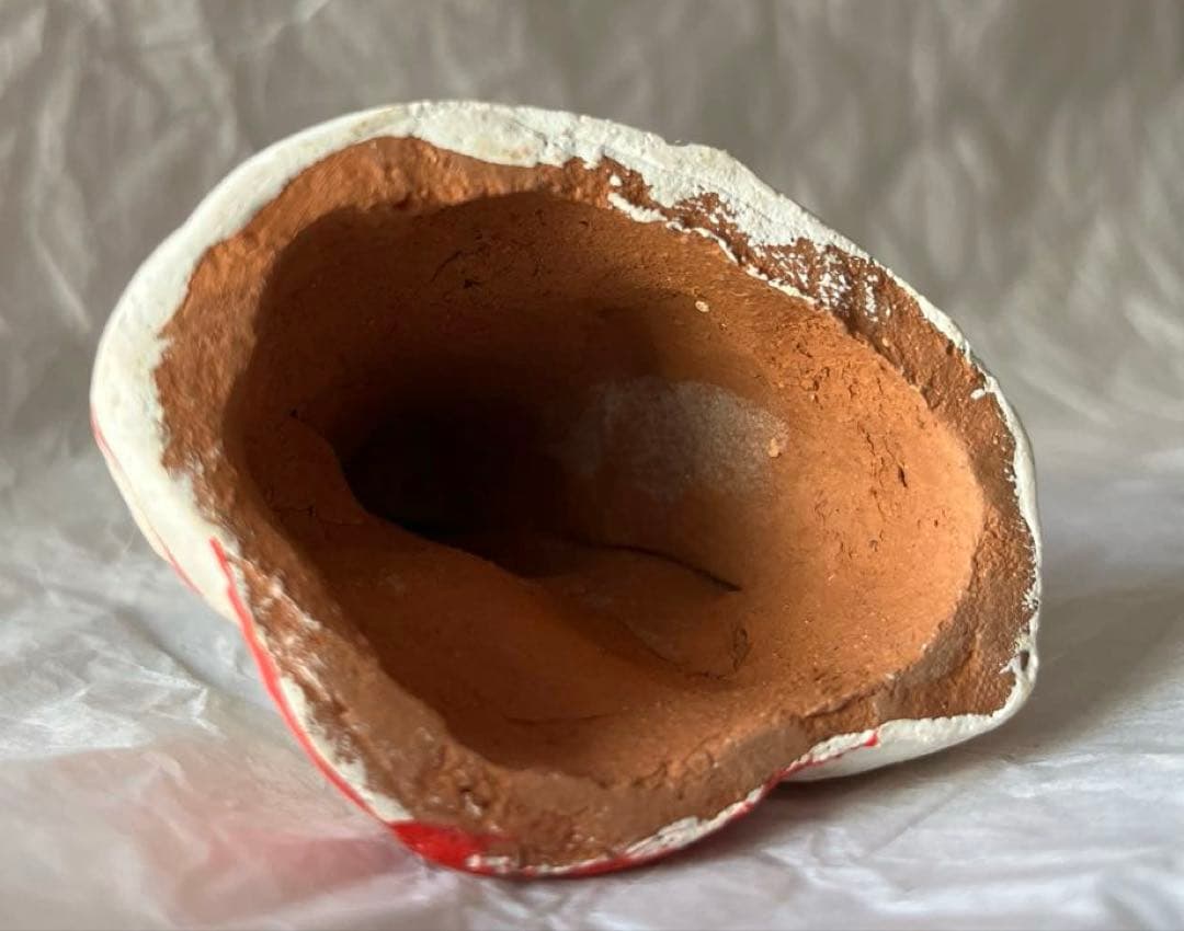 北條土人形　女雛 土人形 れんべえ人形