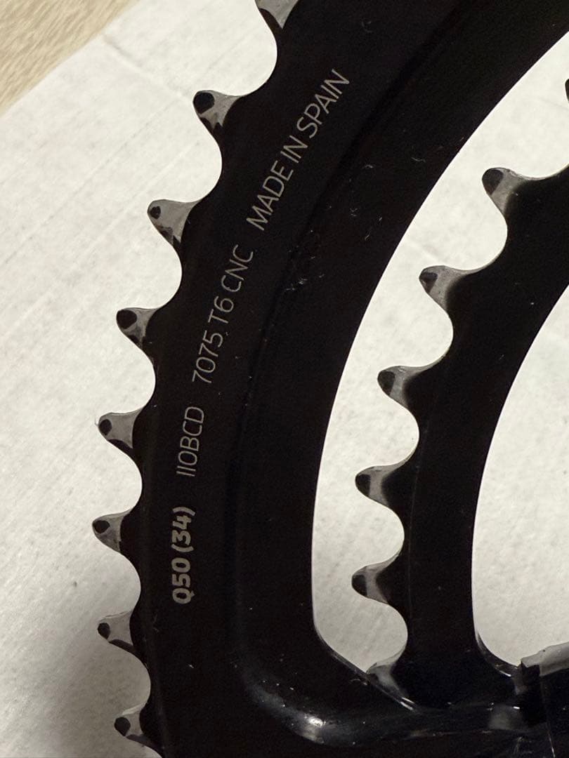 DURA-ACE クランクセット50/34 170mm +rotor楕円リング