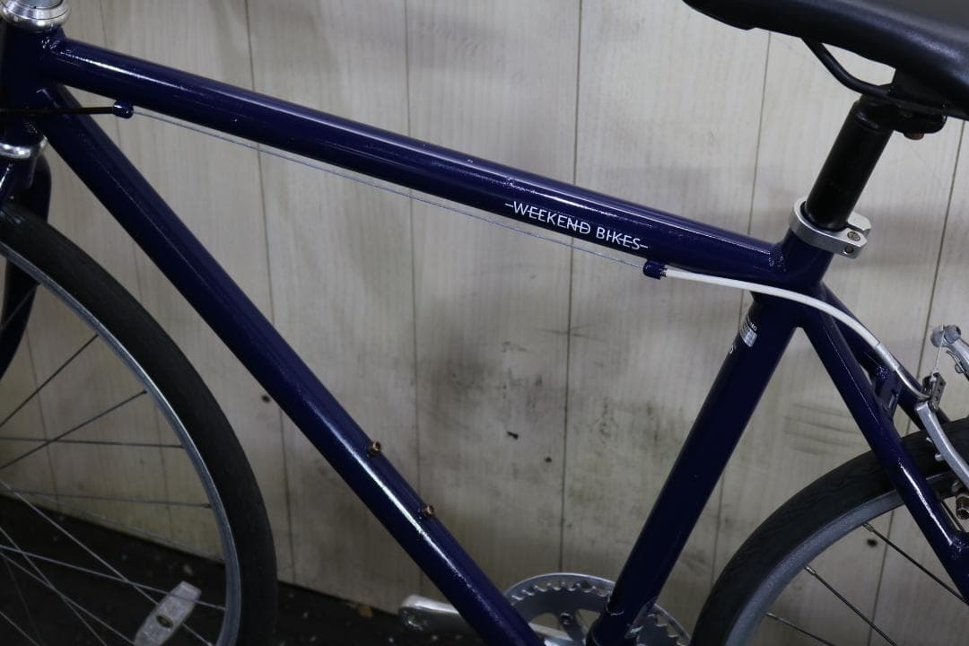 あさひ製WEEKEND アルミ 700C シマノ7速510mm BLUE クロス