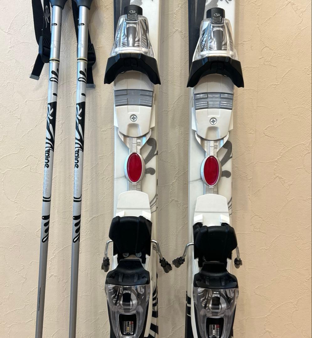 ◾️カービングスキーセット　板149㎝　ブーツ24.5㎝　女性用　レディース用