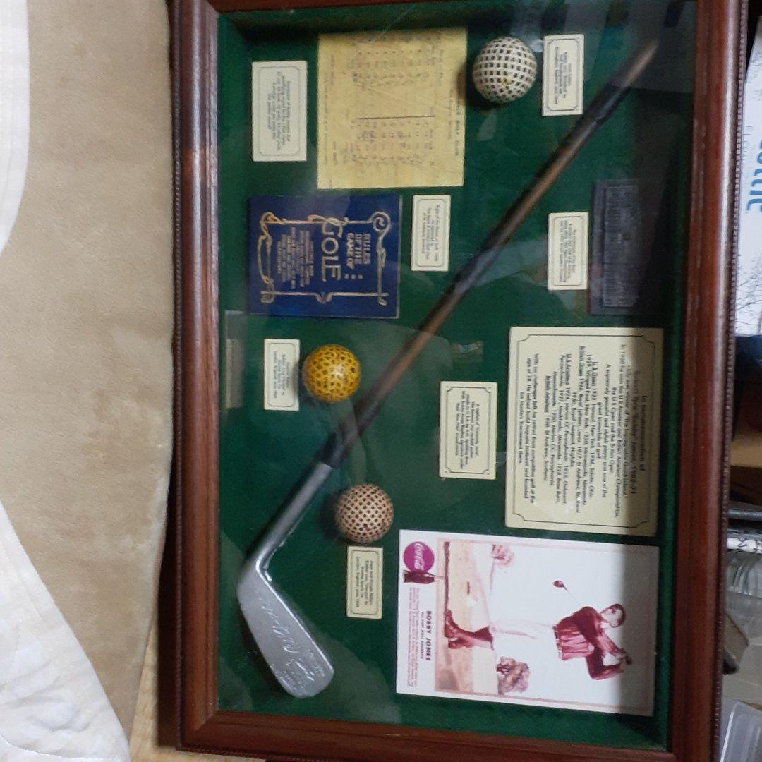 超珍品　コカ・コーラ　BOBBY JONES 記念飾り額