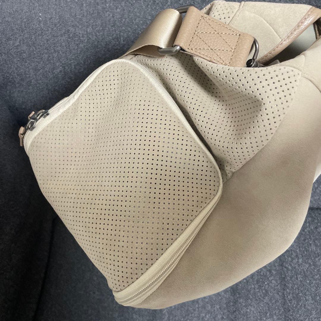 ビームスゴルフ　スウェード　ボストンバッグ