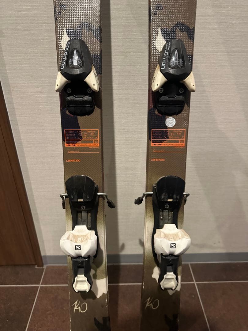Salomon suspect 140cm スキービンディング