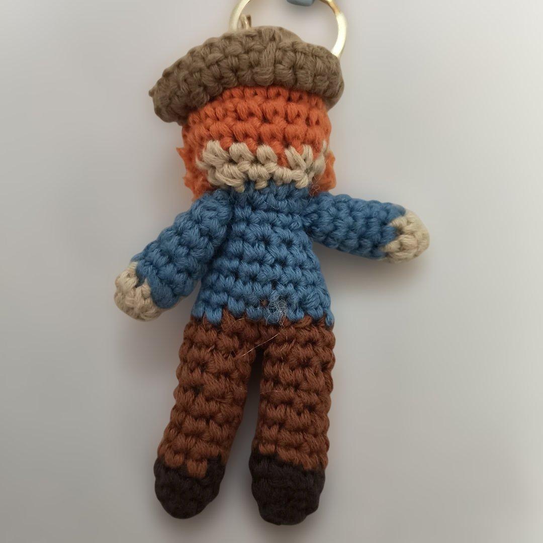 ゴッホ展　ゴッホ　編みぐるみ　東京美術館　キーホルダー　2人セット　あみぐるみ