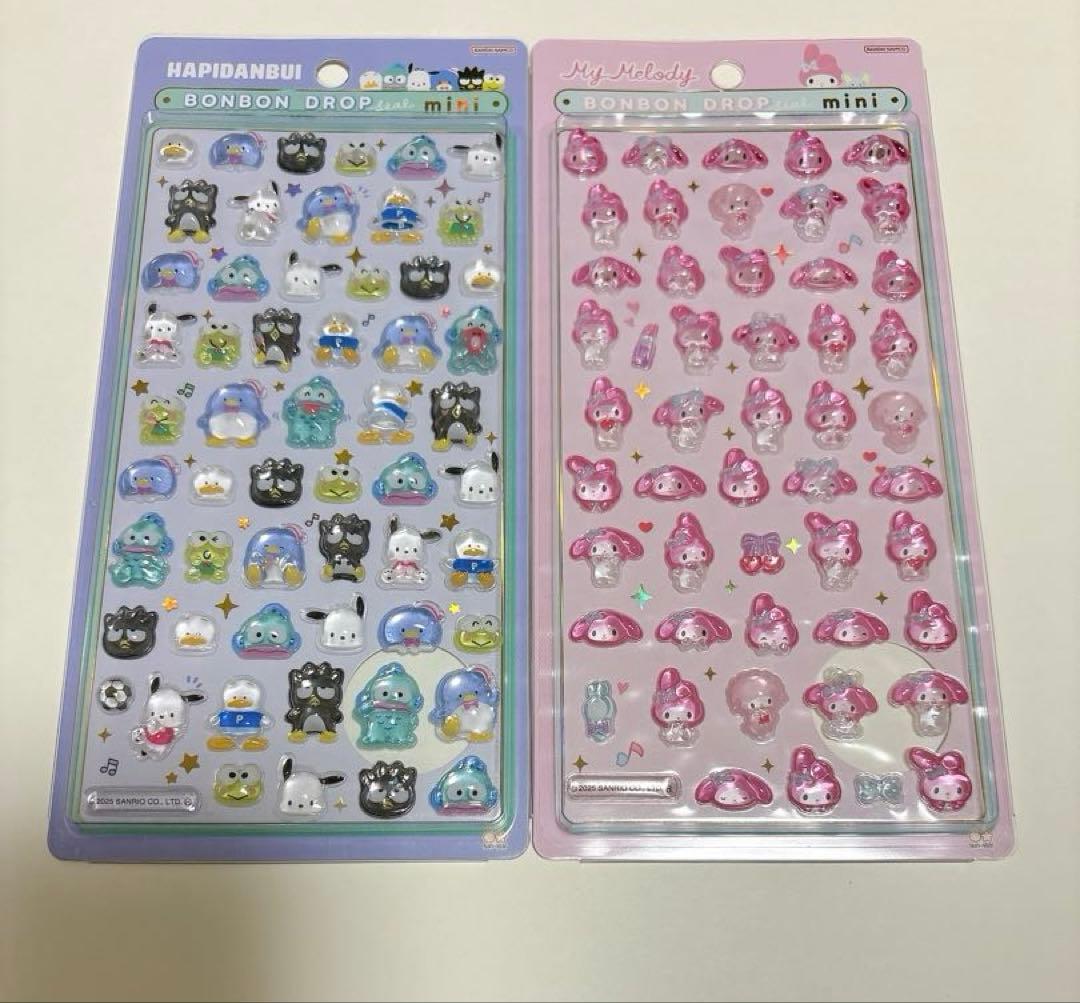 【正規品】ボンボンドロップシールミニサンリオミニ6枚セット ボンドロ