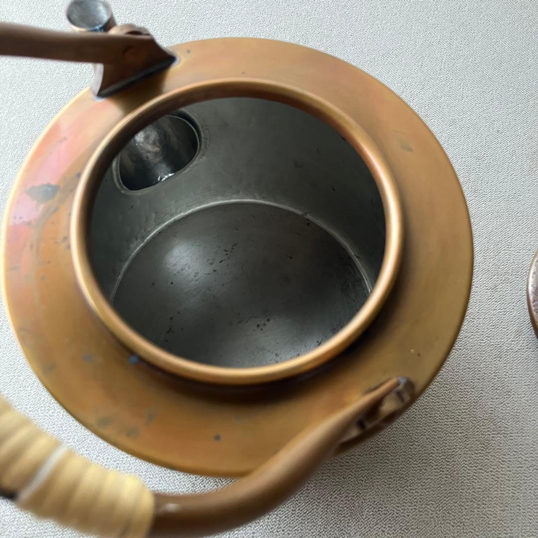 希少✨北越堂 鎚起銅器 湯沸 四代目 本間弘 やかん 薬缶 伝統的工芸品