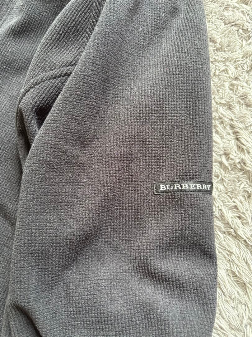 BURBERRY ダークグレー ジップアップジャケット