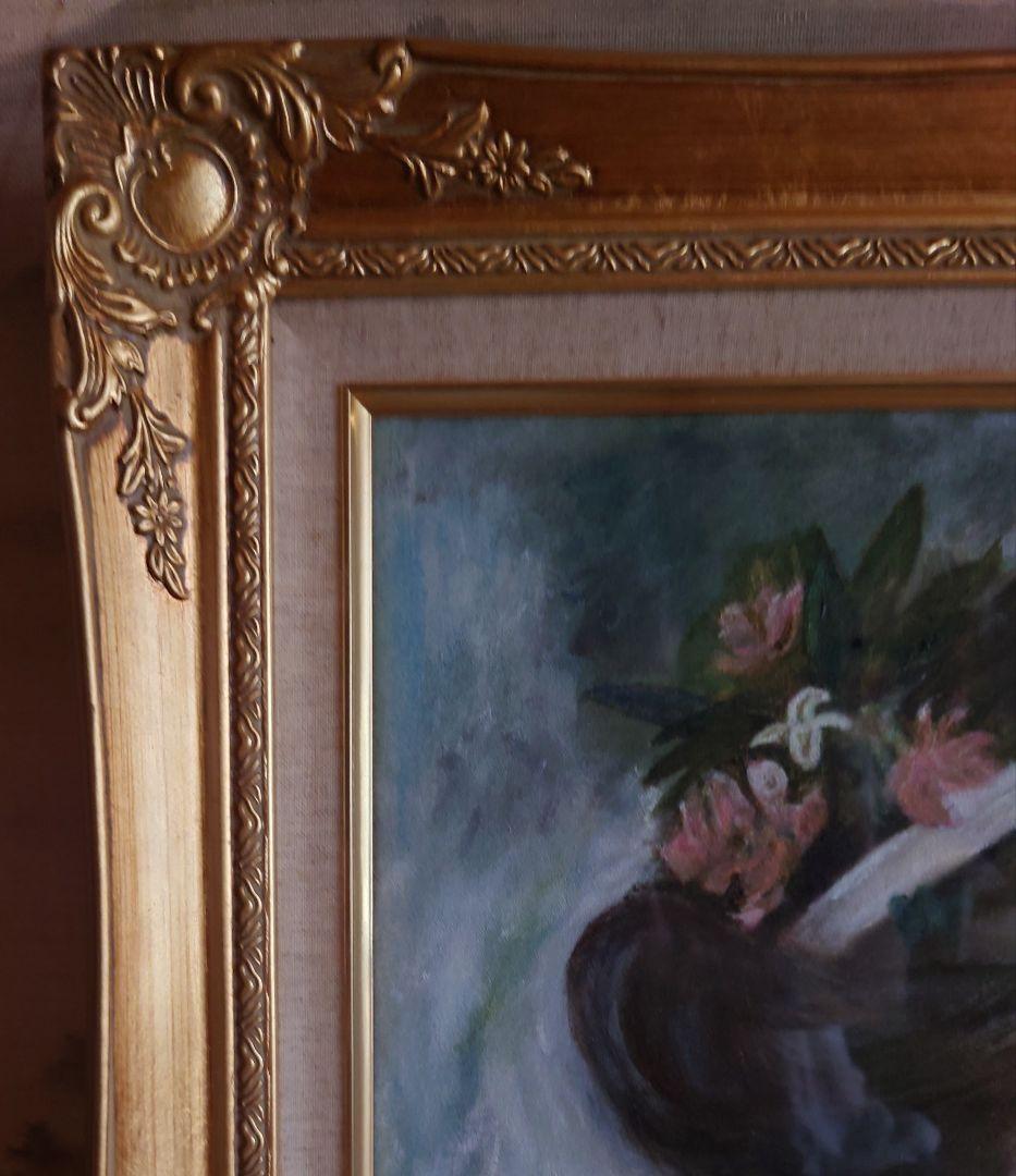 宮廷画家ビジェルブランの少女画です。油彩画模写