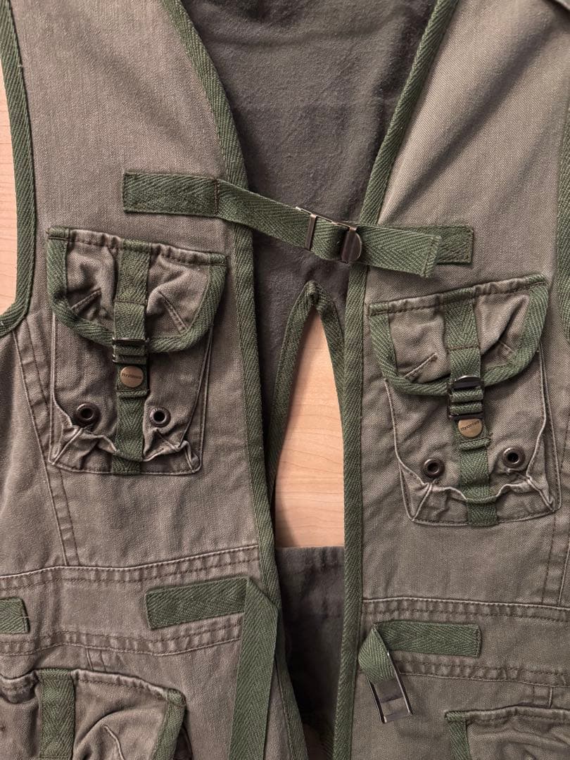 Hysterics フィッシングベスト カーキ　多機能ベスト