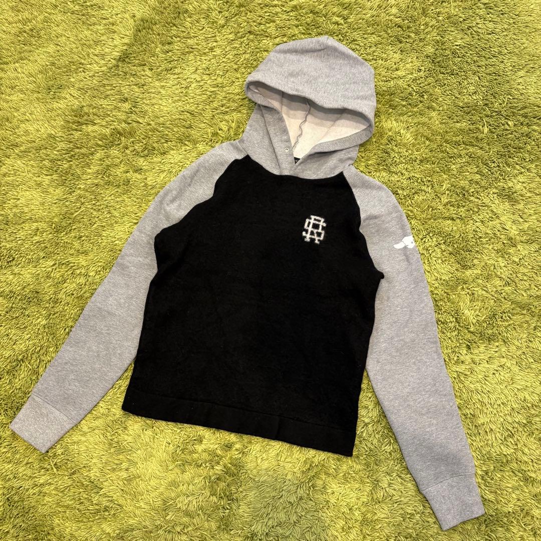 rough&swell ラフアンドスウェル ハイブリッド ニット パーカー S