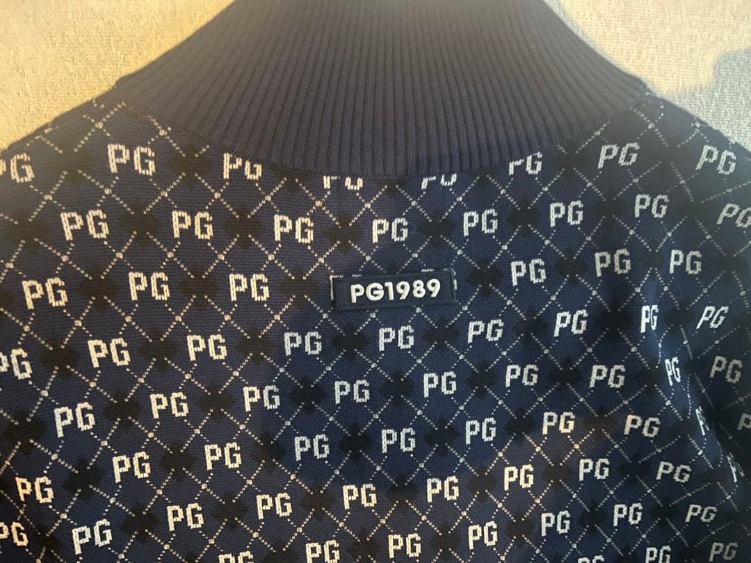 パーリーゲイツ　ジップアップニットブルゾン