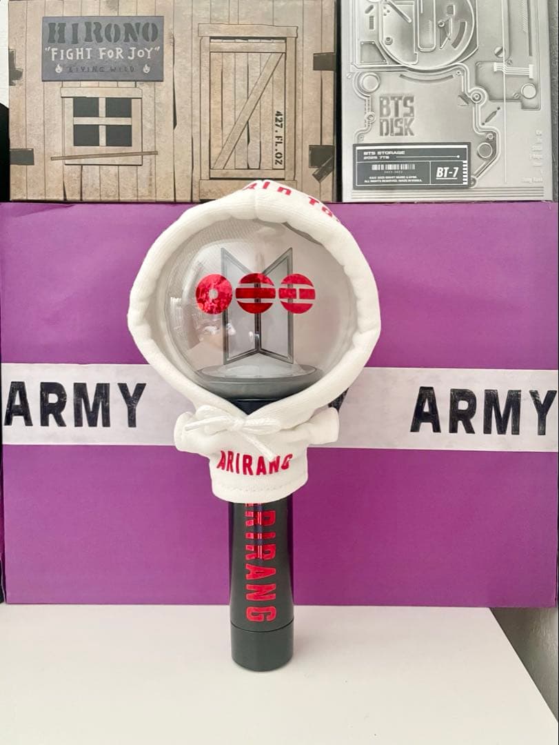 BTS ARIRAN キラキラステッカー付き　アミボムカバー　オーダーページ