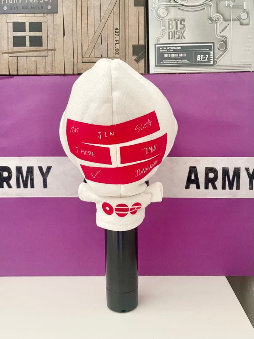 BTS ARIRAN キラキラステッカー付き　アミボムカバー　オーダーページ