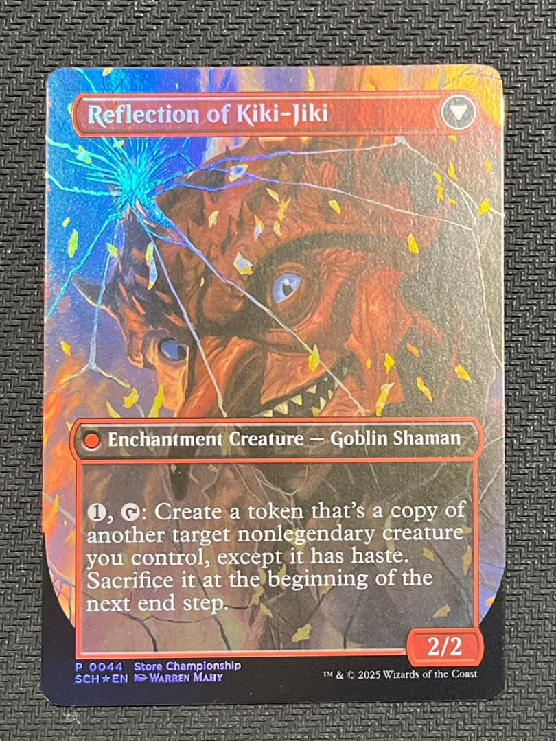 鏡割りの寓話/キキジキの鏡像 ストアチャンピオンシップ プロモ foil 1枚