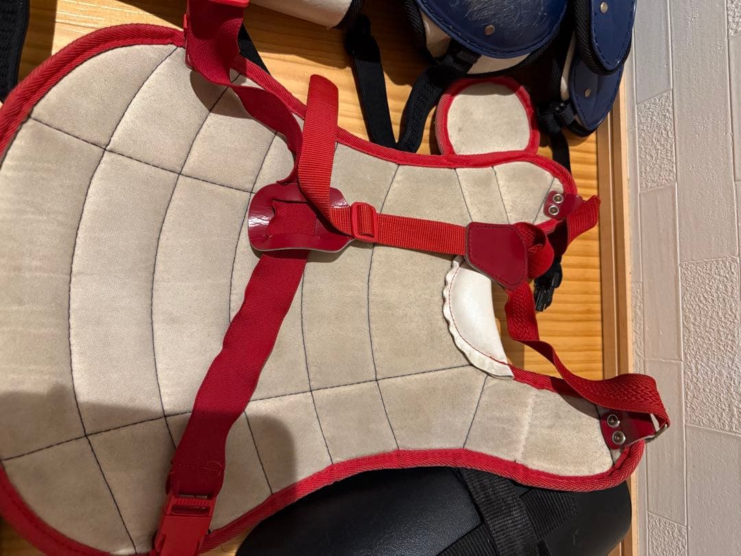 ZETT キャッチャー用プロテクター JSBB ネイビー　審判用プロテクター