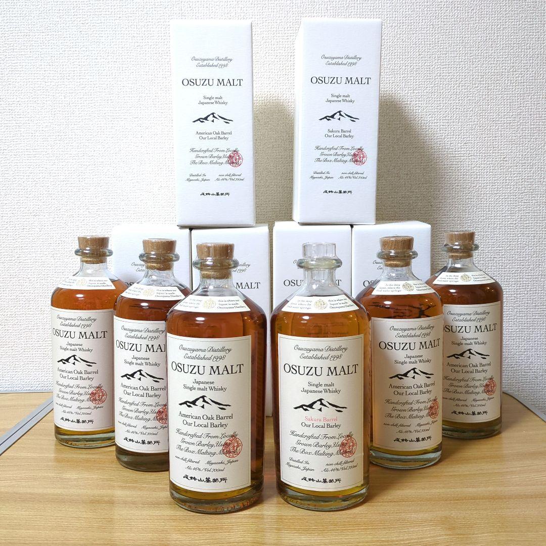 OSUZU MALT シングルモルトウイスキー 6本セット